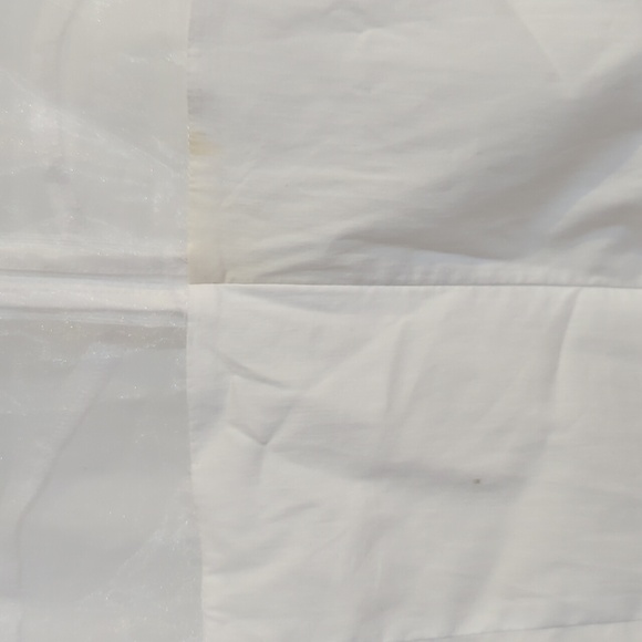 Women’s Venus White Seamless Flannel shirt Sheer long sleeve Strass bustier - Picture 4 of 5